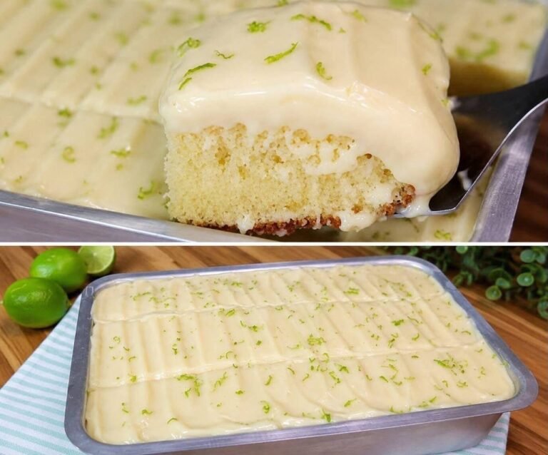 Lemon Cake with Condensed Milk